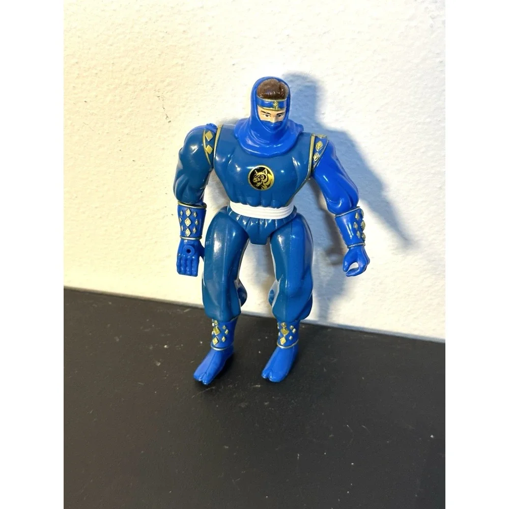 Bandai 1995 Mighty Morphin Power Rangers Blue Ninja Ranger Action Figure Vintage